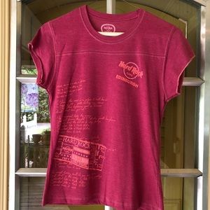 GIRL’S HARD ROCK CAFE EDINBURGH T-SHIRT.